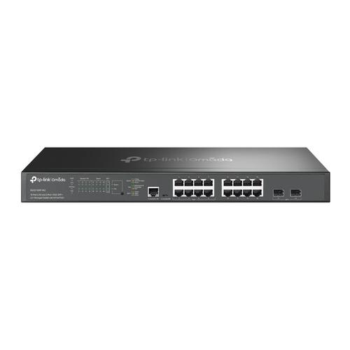 TP-LINK SG3218XP-M2 Omada 16portový 2,5G a 2portový 10GE SFP+ L2+ řízený switch s 8 porty PoE+ - AGEMcz