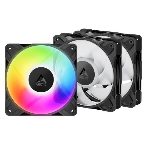 ARCTIC P12 Pro A-RGB Value pack (3 ks) ventilátor - 120mm, black - AGEMcz