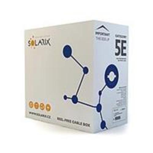 KABEL PATCH UTP kat. 5e, 500m , drát SOLARIX Dca-s1,d2,a1 LSOH - Novinky AGEMcz