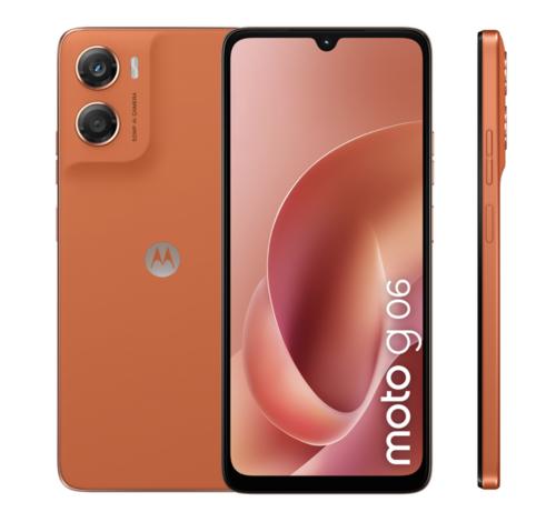 MOTOROLA Moto G06 4+64GB Dual SIM PANTONE Arabesque (Orange) - Novinky AGEMcz