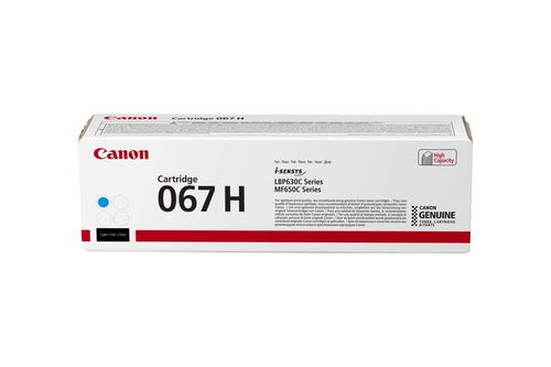 CANON CRG 067 H originální toner cyan pro LBP631Cdw, LBP633Cdw, MF651Cw, MF655Cdw, a MF657Cdw.
