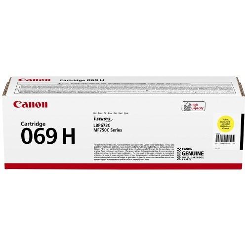 CANON CRG 069 H originální toner yellow pro LBP673Cdw, MF754Cdw a MF752Cdw.
