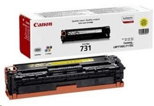 CANON CRG-731Y originální toner žlutý pro LBP7100Cn LBP7110Cw - 1.5K - AGEMcz