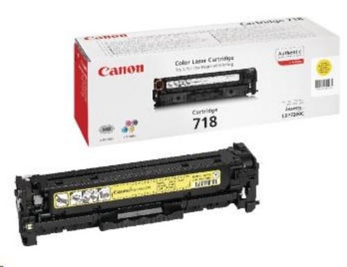 CANON CRG-718Y originální toner žlutý - 2.9K (CRG718Y) - AGEMcz