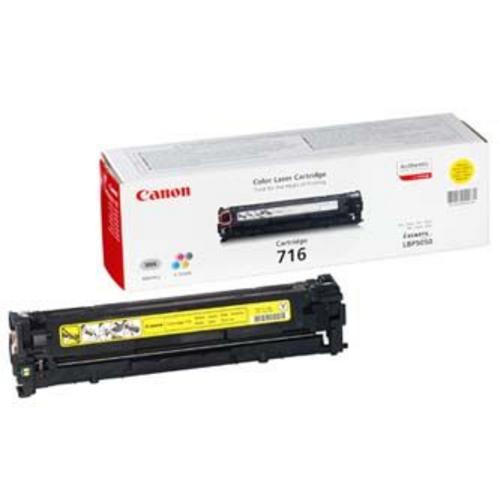 CANON CRG-716Y originální toner žlutý pro LBP-5050/5050n - 1.5K (CRG716Y) - AGEMcz