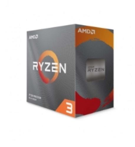 AMD cpu Ryzen 3 3100 AM4 Box (s chladičem, 3.6GHz / 3.9GHz, 16MB cache, 65W, 4 jádro, 8 vlákno, 0 GPU) - AGEMcz