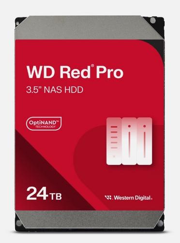 WDC WD241KFGX hdd RED PRO 24TB SATA3-6Gbps 7200rpm 512MB RAID (24x7 pro NAS) 287MB/s CMR - AGEMcz