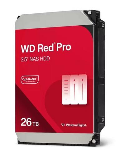 WDC WD260KFGX hdd RED PRO 26TB SATA3-6Gbps 7200rpm 512MB RAID (24x7 pro NAS) 287MB/s CMR - AGEMcz