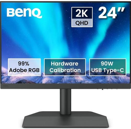 BenQ SW242Q monitor 24,1in, IPS 60Hz, 2560 x 1600, 400cd/m2, 5ms, HDMI, DPort, USB-C VESA) 24in - AGEMcz