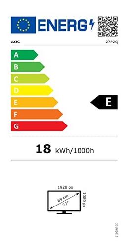 AOC LCD 27" AOC 27E4U , IPS 1920x1080@120Hz, 4ms, 50mil:1, VGA, HDMI, DP, 4xUSB, pivot - AGEMcz