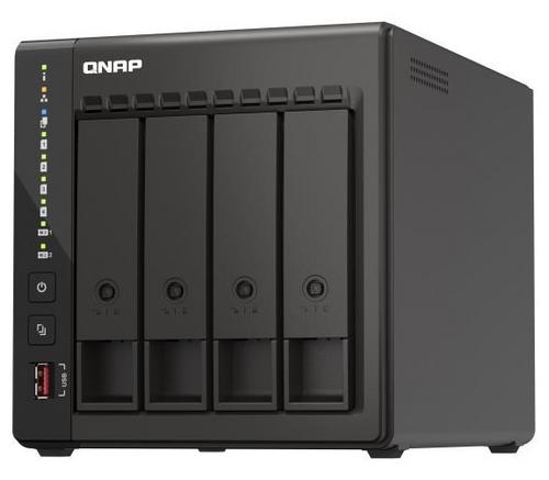 QNAP TS-453E-8G TurboNAS server s RAID, 4GB DDR4, pro 4x3,5/2.5" SATA HDD/SSD (2xUSB3 +2xGLAN datové úložiště) - AGEMcz