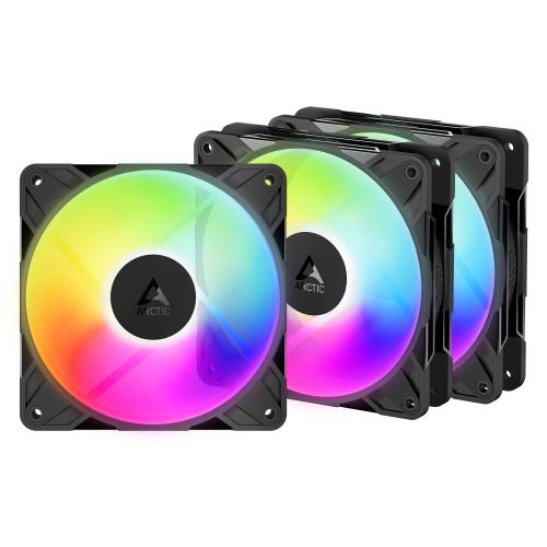 ARCTIC P14 Pro A-RGB Reverse Value pack (3 ks) ventilátor - 140mm, black - Novinky AGEMcz