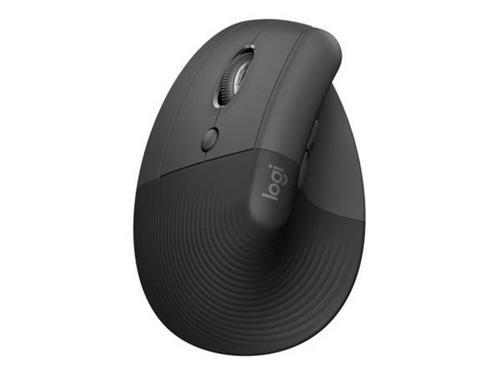 LOGITECH myš Lift Vertical Ergonomic Mouse - Grafitová, 400-4000dpi, 6 tlačítek, bluetooth, logitech bolt - Novinky AGEMcz