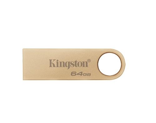KINGSTON DataTraveler SE9 64GB zlatý kovový USB3.0 flash drive (pevný konektor) - AGEMcz