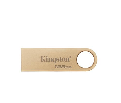 KINGSTON DataTraveler SE9 128GB zlatý kovový USB3.0 flash drive (pevný konektor) - AGEMcz