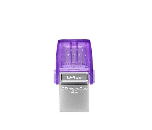 KINGSTON DataTraveler MicroDuo3C 64GB USB3.2 flash drive s OTG - AGEMcz