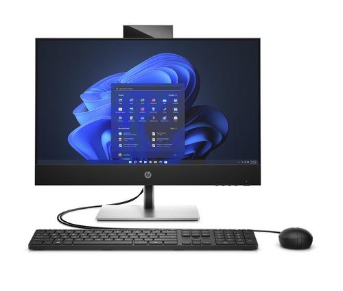 HP AiO HP ProOne 440 G9 i5-12500T, 23.8" FHD (1920x1080) IPS AG, 300nits, 16GB DDR4 (1x16), 512GB M.2 SSD, Intel UHD 770, HDMI+DP, GLAN, WiFi 6E, BT, 5MP kamera, repro, USB kláv. a myš, 120W, Win11Pro, black, náklon -5 až +20°, výškově nastavitelný stoja - AGEMcz