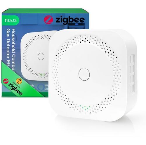 NOUS E9, Detektor hořlavých plynů pro domácnost, kompatibilní s Tuya a ZigBee - AGEMcz