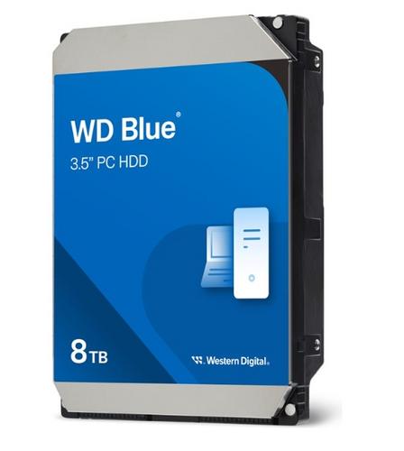 WDC WD80EAAZ hdd 8TB (použitý) SATA3-6Gbps 5640rpm 256MB WD Blue 215MB/s CMR - AGEMcz