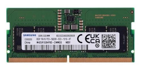 SAMSUNG 8GB DDR5 5600MHz CL46 1.1V 1Rx16 SODIMM (1x8GB) - AGEMcz