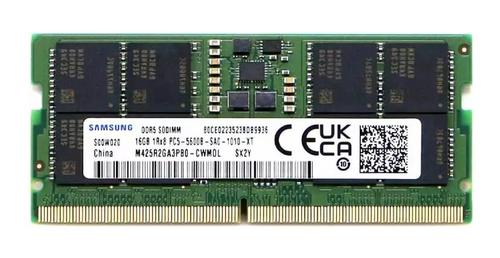 SAMSUNG 16GB DDR5 5600MHz CL46 1.1V 1Rx8 Single Rank SODIMM (1x16GB) - AGEMcz