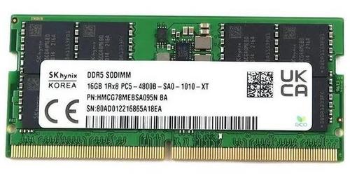 SK hynix 16GB DDR5 4800MHz CL40 1.1V 1Rx8 SODIMM (1x16GB) - AGEMcz