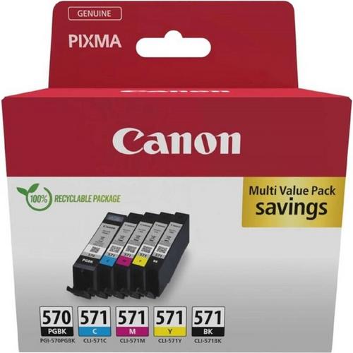 CANON PGI-570 / CLI-571 PGBK/ C/M/Y/BK originální sada náplní multi BL w/o SEC - AGEMcz
