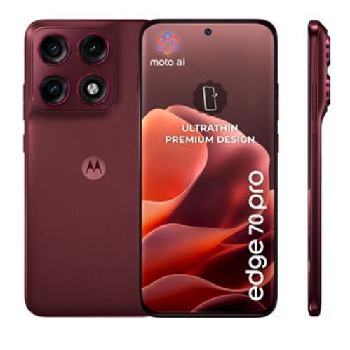 MOTOROLA EDGE 70 PRO 5G 8+256GB Dual SIM PANTONE Zinfandel (Red) - Novinky AGEMcz