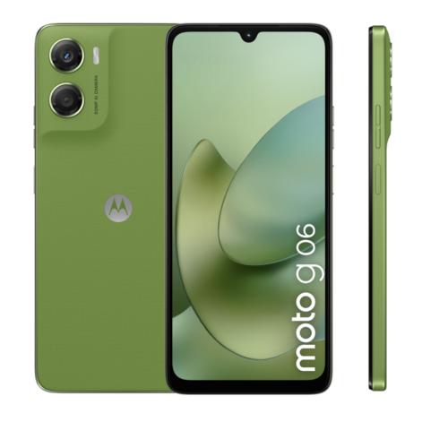 MOTOROLA Moto G06 4+128GB Dual SIM PANTONE Tendril (Green) - Novinky AGEMcz