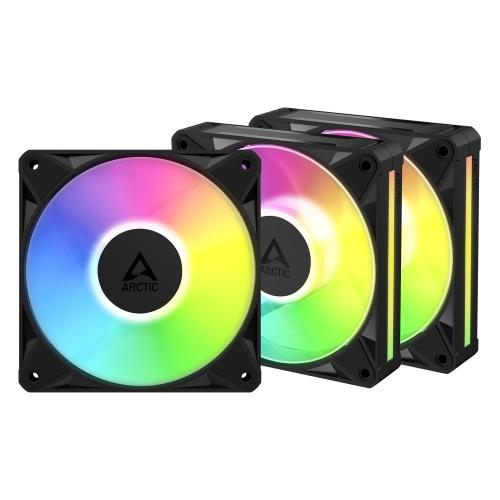 ARCTIC BioniX P12 A-RGB value pack (3ks) ventilátor - 120mm, black - Novinky AGEMcz