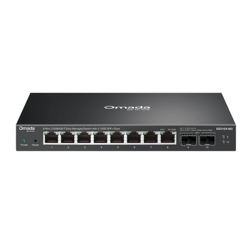 TP-LINK ES210X-M2 Omada 8portový 2.5G BASE-T Easy Managed switch se 2 sloty 10GE SFP+ - Novinky AGEMcz