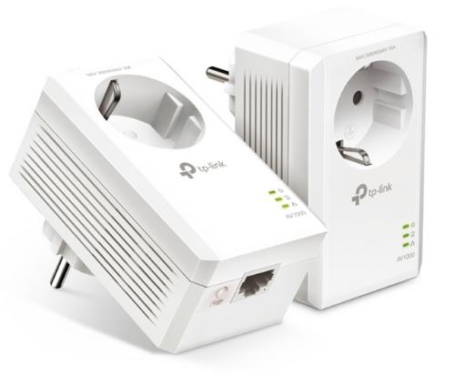 TP-LINK TL-PA7017P KIT STARTER-KIT AV1000 Gigabit Passthrough Powerline Starter Kit - AGEMcz